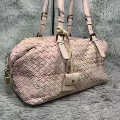 BOTTEGAVENETA 2way ハンドバッグ ショルダーバッグ 編み込み
