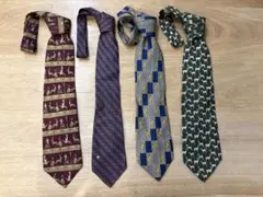 ネクタイ 4本セット まとめ売り 柄ネクタイ