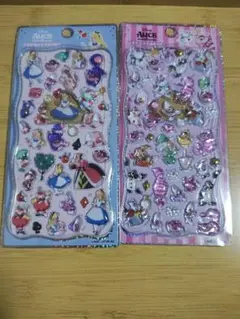 プチドロップステッカー　アリスインワンダーランド