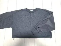 FREAK'S STORE 切替ショートスウェット チャコール