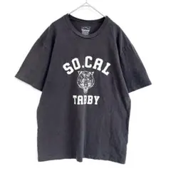 ミクスタ アメリカ製 半袖Tシャツ タイガー M グレー 綿100% プリントTのサムネイル