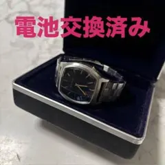 デッドストック】稼動品NICOLE 腕時計 黒文字盤 大沢商会 ヴィンテージ 