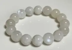 高品質ムーンストーン天然石ブレスレット 12mm16cm