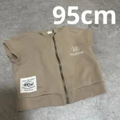 アンパンマン 半袖パーカー ベージュ 95cm