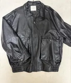 FREAK'S STORE フェイクレザージャケット ブラック