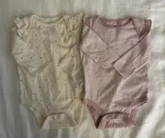 BabyGAP 長袖　肩フリルロンパース　3-6month