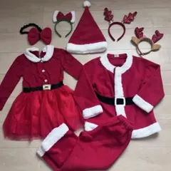 クリスマス サンタ コスプレ セット 子供用 120cmのサムネイル