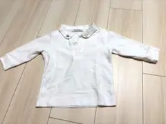 familiar ホワイト ポロシャツ 長袖　80