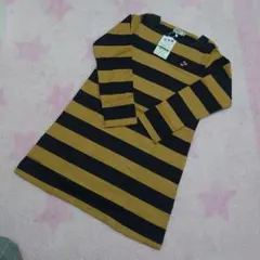 ダブルビー　ボーダーワンピース　120