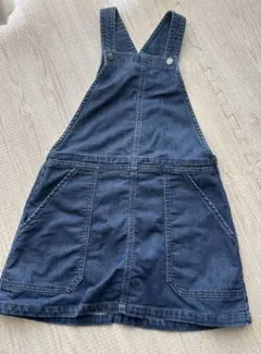 プチバトー　デニム ジャンバースカート10ans 140cm
