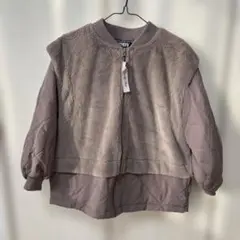 ジディ ジャンパー ファー切り替えブルゾン