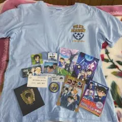 名探偵コナン 警察学校組グッズセットGUコラボTシャツ警察手帳カード等