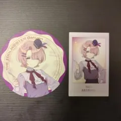 学園アイドルマスター 有村麻央 コースター＆カード