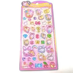 正規品　フワフワらびちゃん　うるちゅるポップシール　クラックス