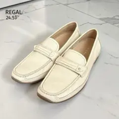 REGAL リーガル スリッポン ローファー （24.5㌢） アイボリーのサムネイル