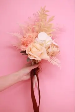 【造花】ウェディング　ブーケ