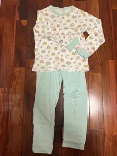 すみっコぐらし　パジャマセット　ミントグリーン