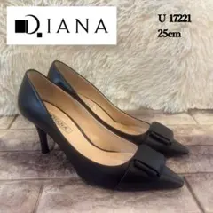 美品　ダイアナ　定番　ポインテッド　レザー　パンプス　25cmのサムネイル