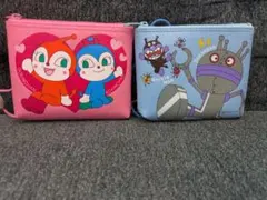 ミニミニポシェット ドキンちゃんとコキンちゃん　バイキンマンとだだんだん