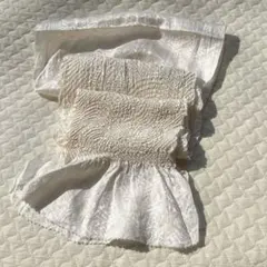 着物 帯揚げ 中抜き絞り白系