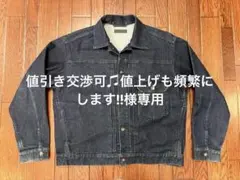 ユニクロ　ファースト　タイプ　ストレッチ　ジージャン　L デニム　トラッカー
