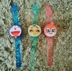 腕時計風ブレスレット★ガチャガチャ★ドキンちゃん★メロンパンナ★ドラえもん