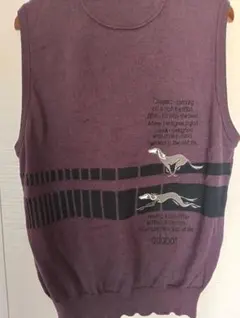 【アダバット】adabat パープル ストライプ ベスト