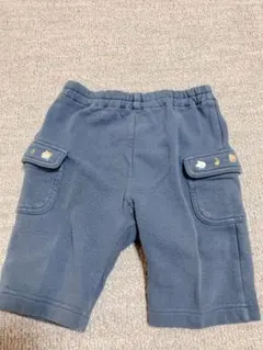 familiar 7部丈パンツ　ブルー