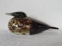 オイバ・トイッカ ガラスの鳥 Chiffchaff グレー 2001年 - メルカリ