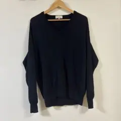 Ermenegildo Zegna ネイビー Vネックニット IV