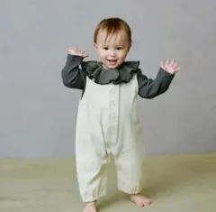 まなったん様専用　LOWRY'S FARM Baby ロンパース クリーム色