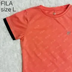 FILA フィラ 半袖 Tシャツ コーラルピンク スポーツ Lサイズ 【44】のサムネイル