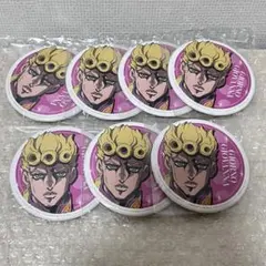 ジョジョの奇妙な冒険 第五部 黄金の風 缶バッジ セガ限定 ジョルノ 7点
