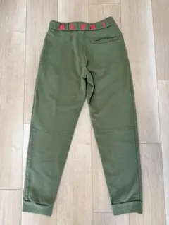 MARNI キッズ スウェットパンツ カーキ マルニ