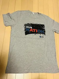 CANVAS OUR NATION Tシャツ グレー 灰色 Lサイズ 古着