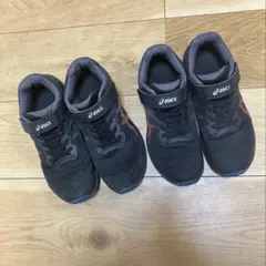 ASICS アシックス レーザービーム スニーカー ブラック 22 22.5