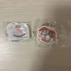 mofusand くら寿司ガチャアクリルステッカー×ラバーチャーム