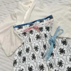 SWEET MOMMY 2way袴ロンパース サイズ80 オーガニックコットン