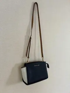 【MICHAEL KORS】ショルダーバッグ ネイビー/ホワイト