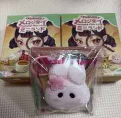 メロジョイ ミニランド ミニ桜うさぎ ミニピーチ肉球トースト ピンク肉