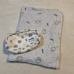 アカチャンホンポ　ミッフィー 授乳ケープ グレー系