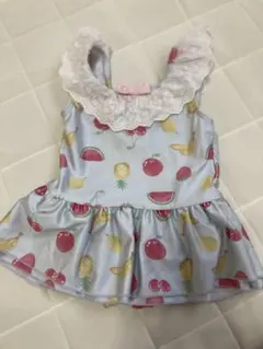 100サイズ　水着　女の子　フルーツ柄