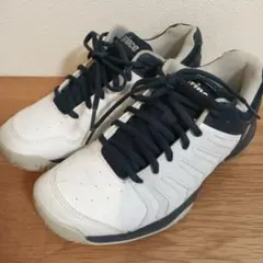 テニスシューズ ホワイト/ネイビー プリンス