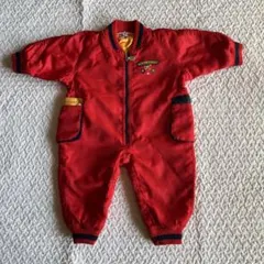 レア　レトロ　ジャンプスーツ　カバーオール　防寒着　スキーウェア　日本製