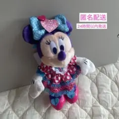 匿名配送　ディズニー　ミニパル　ぬいぐるみバッジ　ミニー