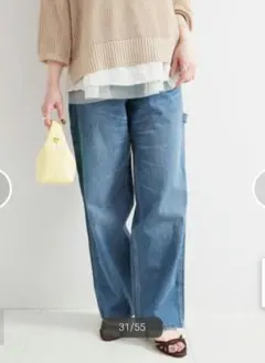 LEE/リー 別注 DUNGAREES ペインターパンツ　ベーセーストック　XSのサムネイル