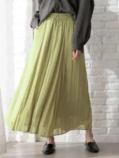 グローバルワーク エアリーリラックスフレアスカート