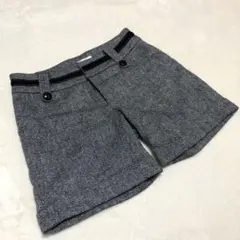 【LODISPOTTO】ロディスポット ラメ入りショートパンツ グレー 秋冬