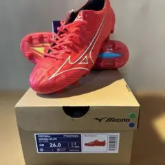 MIZUNO α ELITE 26.0cm サッカースパイク レッド 未使用 - メルカリ