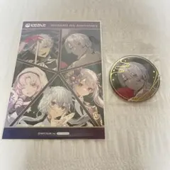 にじさんじ 弦月藤士郎 6周年 妖怪万化 缶バッジ 特典